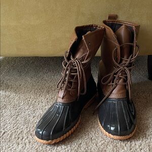 Sporto Brown and Black Winter Boots
